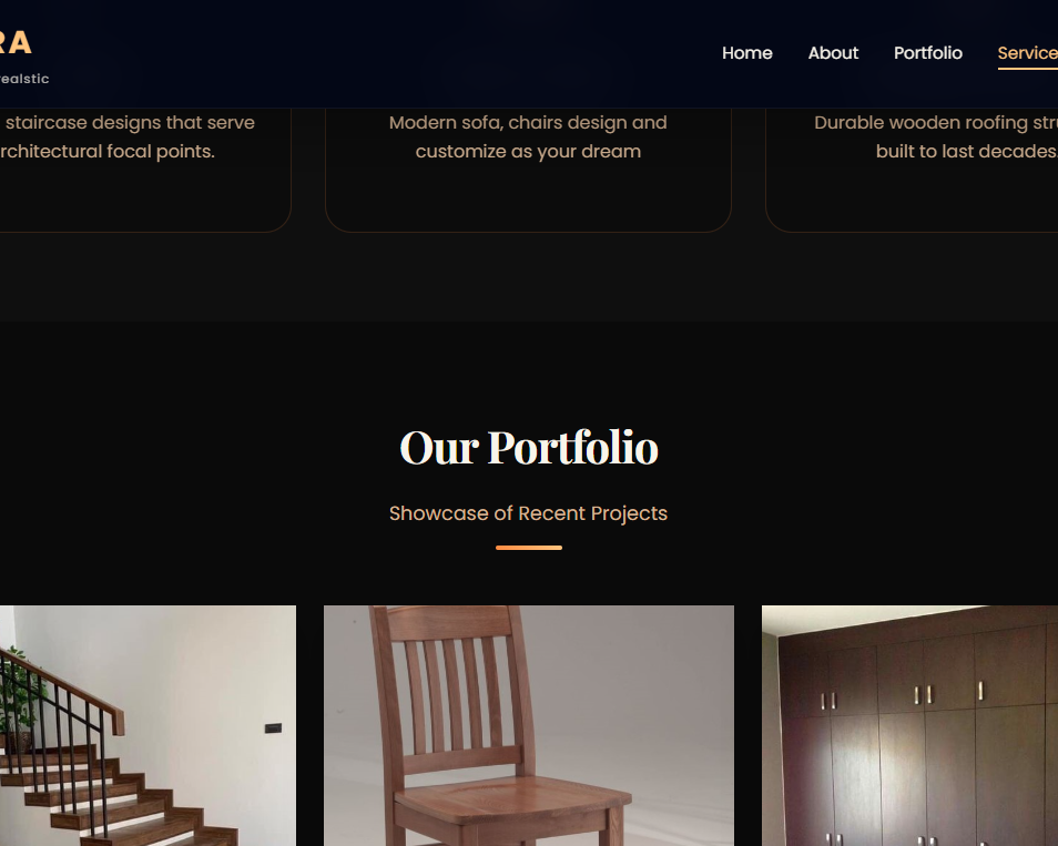 Furniture Business project preview